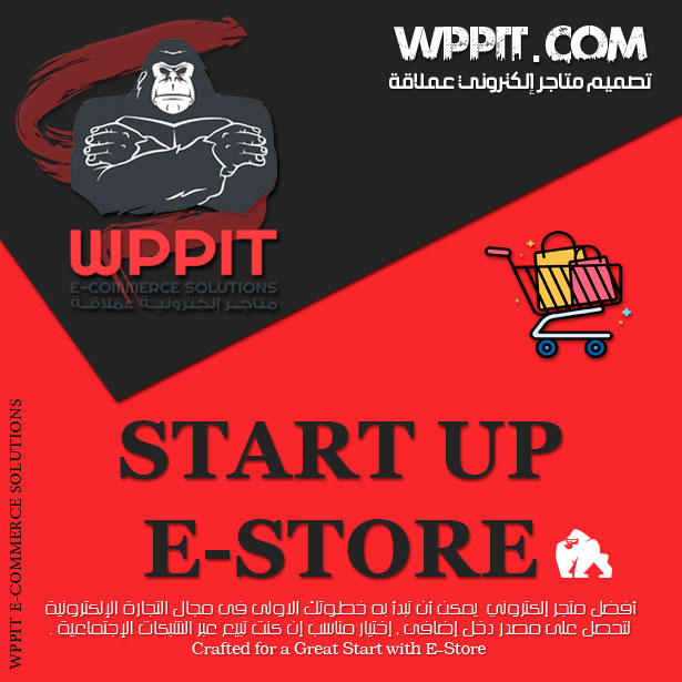 انشاء متجر الكتروني – باقة StartUp E-store