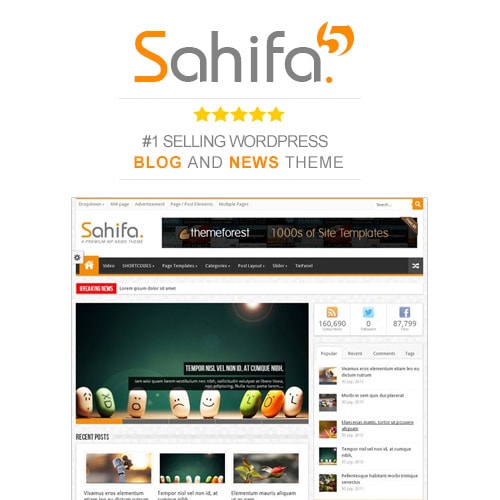 Sahifa – Responsive WordPress News
