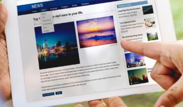 تصميم صحيفة إلكترونية