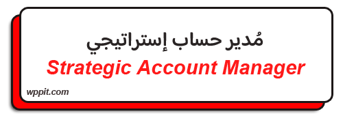تصميم متاجر إلكترونية عملاقة مدير حساب استراتيجي (Strategic Account Manager)